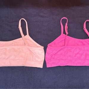 Juicy Couture Pink and Cream Bandeau Set